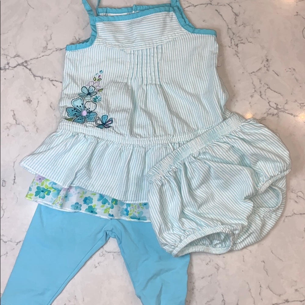 Turquoise 12 Month Outfit